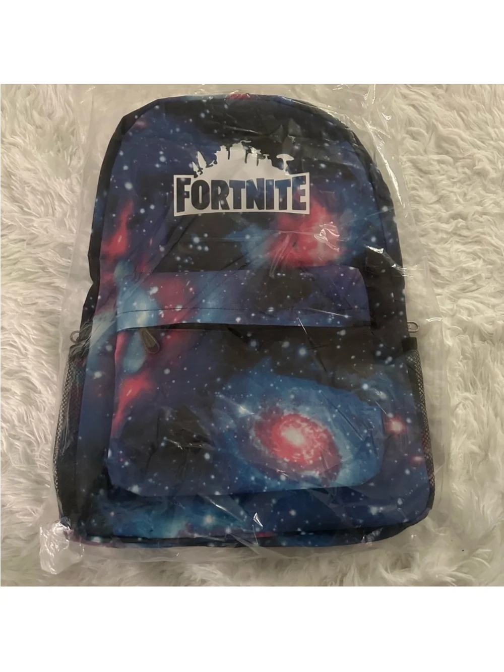 FORTNITE MULTICOLOR GLOW IN THE DARK BOOK BAG/ BACKPACK NWOT